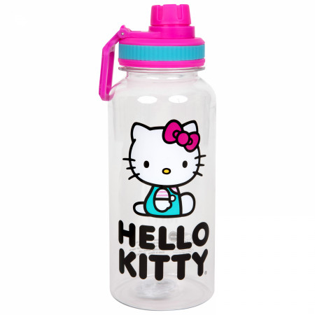 Hello Kitty Totally Adorable 32 oz Water Bottle with Stickers